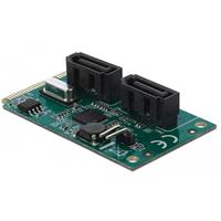 DeLOCK Mini PCIe Converter naar 2xSATA met RAID