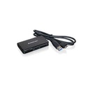 iogear GFR381 card reader Black USB 3.2 Gen 1 (3.1 Gen 1)