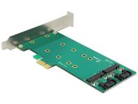 DeLOCK PCI Express Card > 2 x internal M.2 Key B 110 mm - Low Profile Form Factor