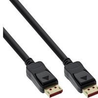 InLine DisplayPort 1.4 Kabel, 8K4K, schwarz vergoldete Kontakte, 2m