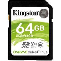 Kingston Canvas Select Plus flashgeheugen 64 GB SDXC Klasse 10 UHS-I