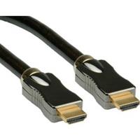 roline HDMI Anschlusskabel 2.00m doppelt geschirmt Schwarz [1x HDMI-Stecker - 1x HDMI-Ste