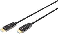 Digitus HDMI Aansluitkabel HDMI-A stekker, HDMI-A stekker 15.00 m Zwart AK-330126-150-S Ultra HD (8K), Afgeschermd (dubbel) HDMI-kabel