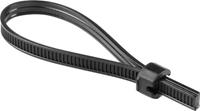 HellermannTyton Strap Black ATS3080-PA66HIRHSUV-BK Sluitband 102-66110 Bundel-Ø (bereik) 80 mm (max) UV-stabiel, Stootbestendig, Hittebestendig Zwart 500 m