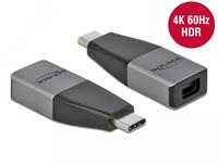 Delock USB Type-C™ Adapter to mini DisplayPort (DP Alt Mode) 4K 60 Hz – compact design |