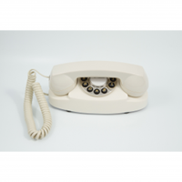 1959AUDREYIVO - retro telefoon met druktoetsen - ivoorkleur