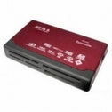 Dynamode 6 Slot USB Multi Card Reader Red
