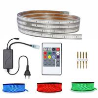 Led Strip Set Rgb - 50 Meter - Dimbaar - Ip65 Waterdicht - Afstandsbediening - 230v