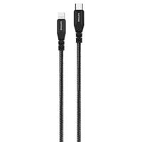 Philips Usb Kabel 3.0 - Usb-c - Lightning - Voor Iphone - Lengte: 1,2 Meter - Zwart - Nylon
