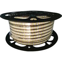 Led Strip - Aigi Strobi - 50 Meter - Dimbaar - Ip65 Waterdicht - Warm Wit 3000k - 2835 Smd 230v