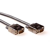 ACT UHi-Perf VGA aansluitkabel male-male metalen kappen 1.8m