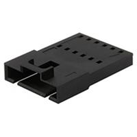 Molex 701070004 SL Wire-to-Wire Crimp Housing, Single Row, Version A, without Mounting Ears, 5 Circuits, Black