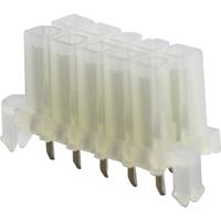 Molex 15247100 Female header, inbouw (standaard) Totaal aantal polen: 10 Rastermaat: 4.2 mm Inhoud: 1 stuk(s) Tray