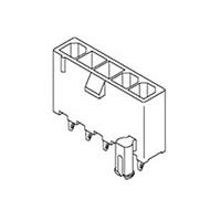 Molex 39302030 Mini-Fit Jr. Vertical Header, 4.20mm Pitch, Single Row, 3 Circuits, with Snap-in Plastic Peg PCB Lock, Ti