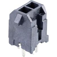 Molex 430450224 Micro-Fit 3.0 Vertical Header, 3.00mm Pitch, Dual Row, 2 Circuits, with PCB Press-fit Metal Retention Cli