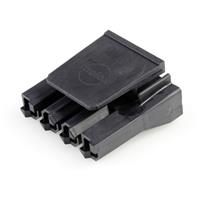 Molex 444412004 7.50mm Pitch Sabre Receptacle Crimp Housing, UL 94V-0, 4 Circuits, Black