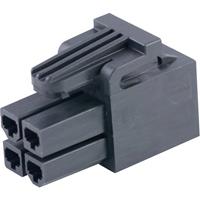 Molex 1727081004 Mini-Fit Sigma Receptacle Housing, 4.20mm Pitch, Dual Row, Glow-Wire Capable, 4 Circuits