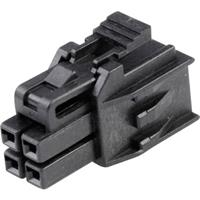 Molex 1053081204 Nano-Fit Receptacle Housing, TPA Capable, 2.50mm Pitch, Dual Row, 4 Circuits, Black, Glow-Wire Capable