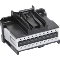 Molex 347290080 Stac64 Receptacle Housing, 8 Circuits, Dual Row, Polarization A, Black, Tray