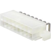 Molex 39291168 Mini-Fit Jr. Header, Dual Row, Right-Angle, with PCB Mounting Flange, 16 Circuits, PA Polyamide Nylon 6/6