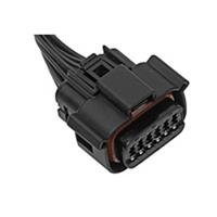 Molex 367921201 MX120G Pitch Sealed Female Connector Assembly, Dual Row 12 Circuit, Black