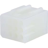 Molex 03061122 1.57mm Diameter Standard .062 Pin and Socket Receptacle Housing, 12 Circuits, without Mounting Ears, Nat