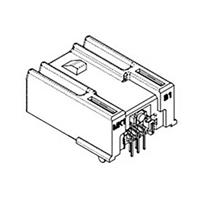 Molex 496160711 0.80mm Pitch HSAutoLink Right-Angle Header, Through Hole, 5 Circuit, Type A, Black USB