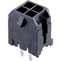 Molex 430450412 Micro-Fit 3.0 Vertical Header, 3.00mm Pitch, Dual Row, 4 Circuits, with PCB Polarizing Peg, Tin, Glow-Wir