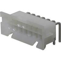 Molex 15246140 Mini-Fit BMI Header, Dual Row, Right-Angle, with Snap-in Plastic Peg PCB Lock, 14 Circuits, PA Polyamide