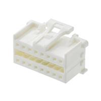 Molex 513531200 2.00mm Pitch MicroClasp Wire-to-Board Receptacle Housing, Positive Lock, Dual Row, 12 Circuits, White