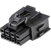 Molex 1053081208 Nano-Fit Receptacle Housing, TPA Capable, 2.50mm Pitch, Dual Row, 8 Circuits, Black, Glow-Wire Capable