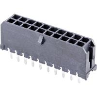 Molex 430452012 Micro-Fit 3.0 Vertical Header, 3.00mm Pitch, Dual Row, 20 Circuits, with PCB Polarizing Peg, Tin, Glow-Wi