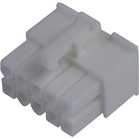 Molex 39012100 Mini-Fit Jr. Receptacle Housing, Dual Row, 10 Circuits, UL 94V-2, Natural