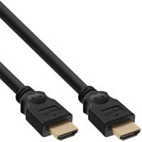 InLine HDMI Kabel 1.0 m, vergoldete Kontakte, schwarz