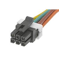 Molex 451320603 Female behuizing (kabel) Totaal aantal polen: 6 Rastermaat: 3 mm 1 stuk(s) Bag