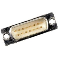 Molex 1727040063 FCT Standard-Density D-Sub Connector, Male, Straight, Solder Cup, Gold Plating, 500