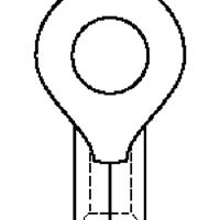 Molex 190690029 Ringkabelschoen Incl. krimphuls, Vertint Dwarsdoorsnede (max.): 0.8 mm² 1 stuk(s) Bag