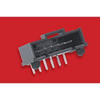 Molex 705550001 2.54mm Pitch SL Header, Single Row, Right Angle, 3.05mm Pocket, Shrouded, with Press-fit Plastic Peg, 2 C