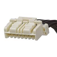 Molex 151350806 CLIK-Mate-to-CLIK-Mate Off-the-Shelf (OTS) Cable Assembly, Single Row, 600.00mm Length, 8 Circuits, Beige