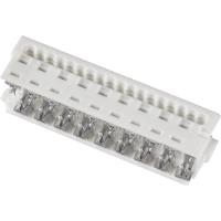 Molex 903270318 Picoflex PF-50, Low Profile, IDT Receptacle, 18 Circuits, White, Tin (Sn) Plated, Bag