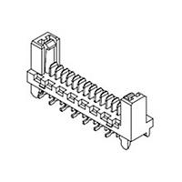 Molex 908160010 Picoflex Surface Mount Latched Vertical Header with PCB Pegs, 10 Circuits, Tin (Sn) Plating, Black