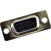 Molex 1731130059 FCT High-Density D-Sub Connector, Female, Straight, Solder Cup, Gold Plating, 15 Circuits