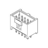 Molex 901301106 C-Grid III Header, Dual Row, Vertical, Shrouded, Fully Loaded, 6 Circuits, Black, 3µm Tin (Sn) over Nicke