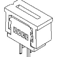 Molex 39532125 1.25mm Pitch Easy-On FFC/FPC Connector, Through-Hole, Vertical, ZIF, 12 Circuits