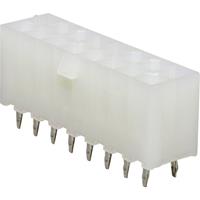 Molex 39281163 Mini-Fit Jr. Vertical Header, 4.20mm Pitch, Dual Row, 16 Circuits, without Snap-in Plastic Peg PCB Lock,