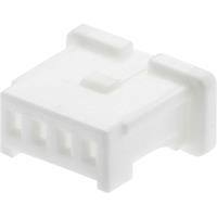 Molex 5013300500 1.00mm Pitch, Pico-Clasp Low-Halogen Receptacle Crimp Housing, Single Row, Friction Lock, 5 Circuits, Whi