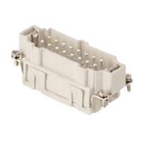 Molex 936010206 GWconnect Push-in Terminal Insert, Male, 6-Pole, 16A, Silver (Ag) Plated Contacts, Size 6B «44x27»