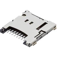 Molex 5031821852 1600 pcs 1.10mm Pitch microSD Memory Card Connector, Normal Mount Surface Mount, Push-Push Type, 1.45mm Height, An