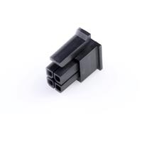 Molex 430250408 Micro-Fit 3.0 Receptacle Housing, Dual Row, 4 Circuits, UL 94V-0, Low-Halogen Since Inception, Black