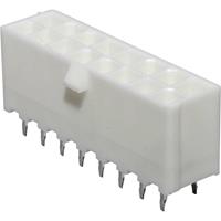 Molex 39288160 Mini-Fit Jr. Vertical Header, 4.20mm Pitch, Dual Row, 16 Circuits, without Snap-in Plastic Peg PCB Lock,